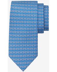 Ferragamo - All-Over Gancini Print Silk Tie - Lyst