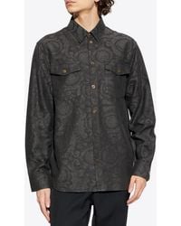Versace - Jacquard Shirt - Lyst