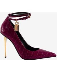 Tom Ford - 110 Padlock Pointed Toe Pumps - Lyst
