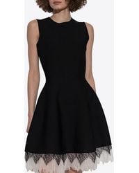 McQueen - Sleeveless Mini Dress - Lyst