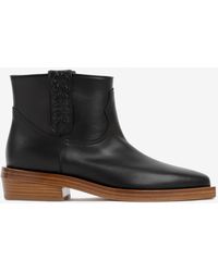 Gabriela Hearst - Reza Leather Ankle Boots - Lyst