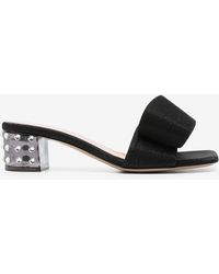 Gianvito Rossi - Flash 45 Leather Mules - Lyst