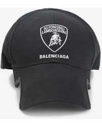Balenciaga - X Automobili Lamborghini Logo-Embroidered Baseball Cap - Lyst