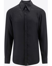 Dolce & Gabbana - All-Over Monogram Silk Shirt - Lyst