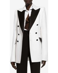 Dolce & Gabbana - Double-Breasted Tuxedo Blazer - Lyst