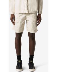 Stone Island - Logo Patch Cargo Shorts - Lyst
