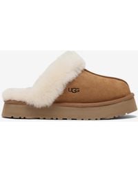 UGG - Disquette Suede Flat Mules - Lyst