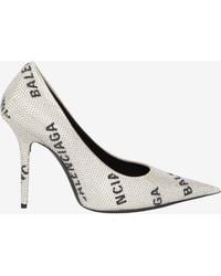 Balenciaga - Square Knife 110 Embellished Pumps - Lyst