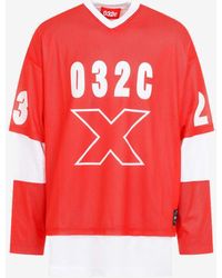 032c - Lax Layered Long-Sleeved T-Shirt - Lyst