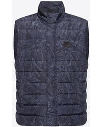 Etro - Quilted Down Vest, - Lyst