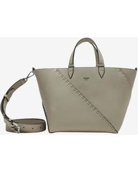 Fendi - Small Selleria Diagonal Tote Bag - Lyst