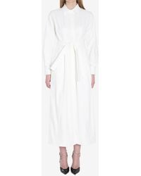 Max Mara - Arezzo Long-Sleeved Midi Shirt Dress - Lyst