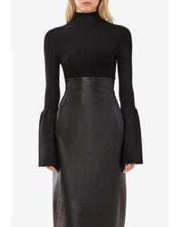 Chloé - Mock-Neck Knitted Sweater - Lyst