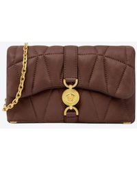 Versace - Mini Kleio Quilted Leather Crossbody Bag - Lyst