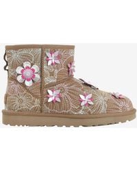 UGG - Classic Mini Meadow Suede Classic Boots - Lyst