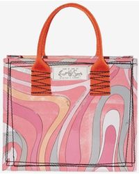 Emilio Pucci - Small Marmo Print Tote Bag - Lyst