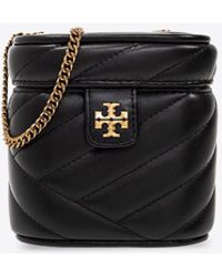 Tory Burch - Mini Kira Quilted Leather Vanity Bag - Lyst