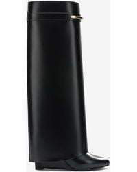 Givenchy - Shark Pinch 90 Leather Knee-High Boots - Lyst