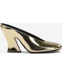 Givenchy - Sculpted 95 Mirror Leather Mules - Lyst