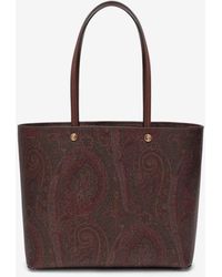 Etro - Large Paisley Pattern Tote Bag - Lyst