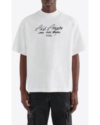 Axel Arigato - Essential Logo Print T-Shirt - Lyst