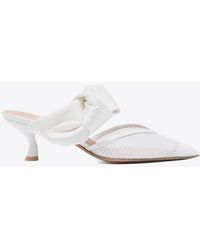 Malone Souliers - Marie 45 Satin Bow Mules - Lyst
