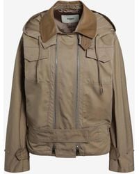 Fendi - Zip-Up Blouson Jacket - Lyst