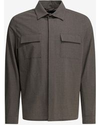 Herno - Classic Buttoned Overshirt - Lyst