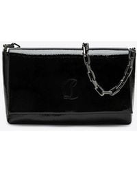 Christian Louboutin - Loubi54 Patent Leather Clutch Bag - Lyst