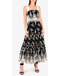 alexis fala lace midi dress
