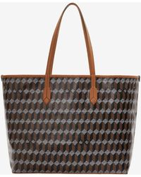 AU DEPART - No. 55 Monogram Coated Canvas Tote Bag - Lyst