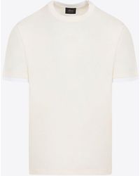 Brioni - Logo-Embroidered Layered T-Shirt - Lyst