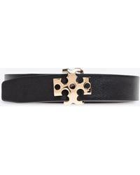 Tory Burch - Double-Sided Leather Belt - Lyst