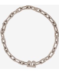 Balenciaga - B-Pendant Chain Necklace - Lyst