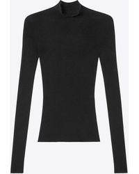 Versace - High-Neck Cashmere-Blend Sweater - Lyst