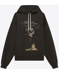 1989 STUDIO - Jesus Print Hooded Sweatshirt - Lyst