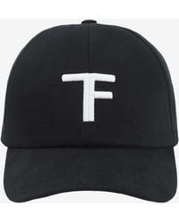 Tom Ford - Logo-Embroidered Cotton Baseball Cap - Lyst