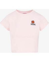 KENZO - Boke Flower Cropped T-Shirt - Lyst