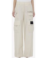 NWT OFF-WHITE C/O VIRGIL ABLOH Black High Waisted Leather Pants Size 6/42  $2100