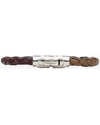 Ferragamo - Small Gancini Tri-Color Braided Bracelet - Lyst