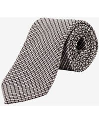 Tom Ford - Stripe Pattern Silk Tie - Lyst