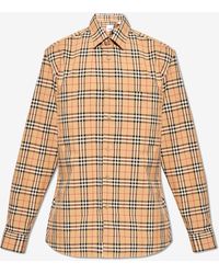 Burberry - Vintage Check Long-Sleeves Shirt - Lyst