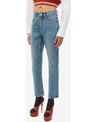 Alexander Wang - Stovepipe Washed-Out Jeans - Lyst