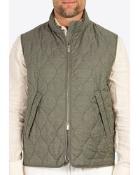 Boglioli - Lightweight Quilted Zip-Up Vest - Lyst