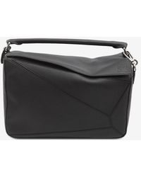 Loewe - Large Puzzle Edge Top Handle Bag - Lyst