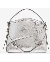 Givenchy - Nano Voyou Laminated Leather Shoulder Bag - Lyst