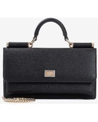 Dolce & Gabbana - Mini Dauphine-Print Top Handle Bag - Lyst