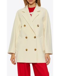 Max Mara - Short Coat 'Rebus' - Lyst