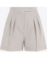 Max Mara - Jessica Tailored Mini Shorts - Lyst