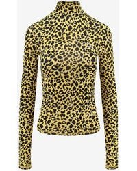Coperni - Leopard Print High-Neck Top - Lyst